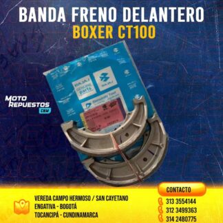 Banda Freno Delantero Boxer Ct100 Original
