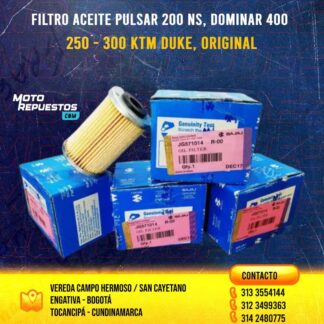 Filtro de Aceite Pulsar 200 NS, Dominar 250 y 400