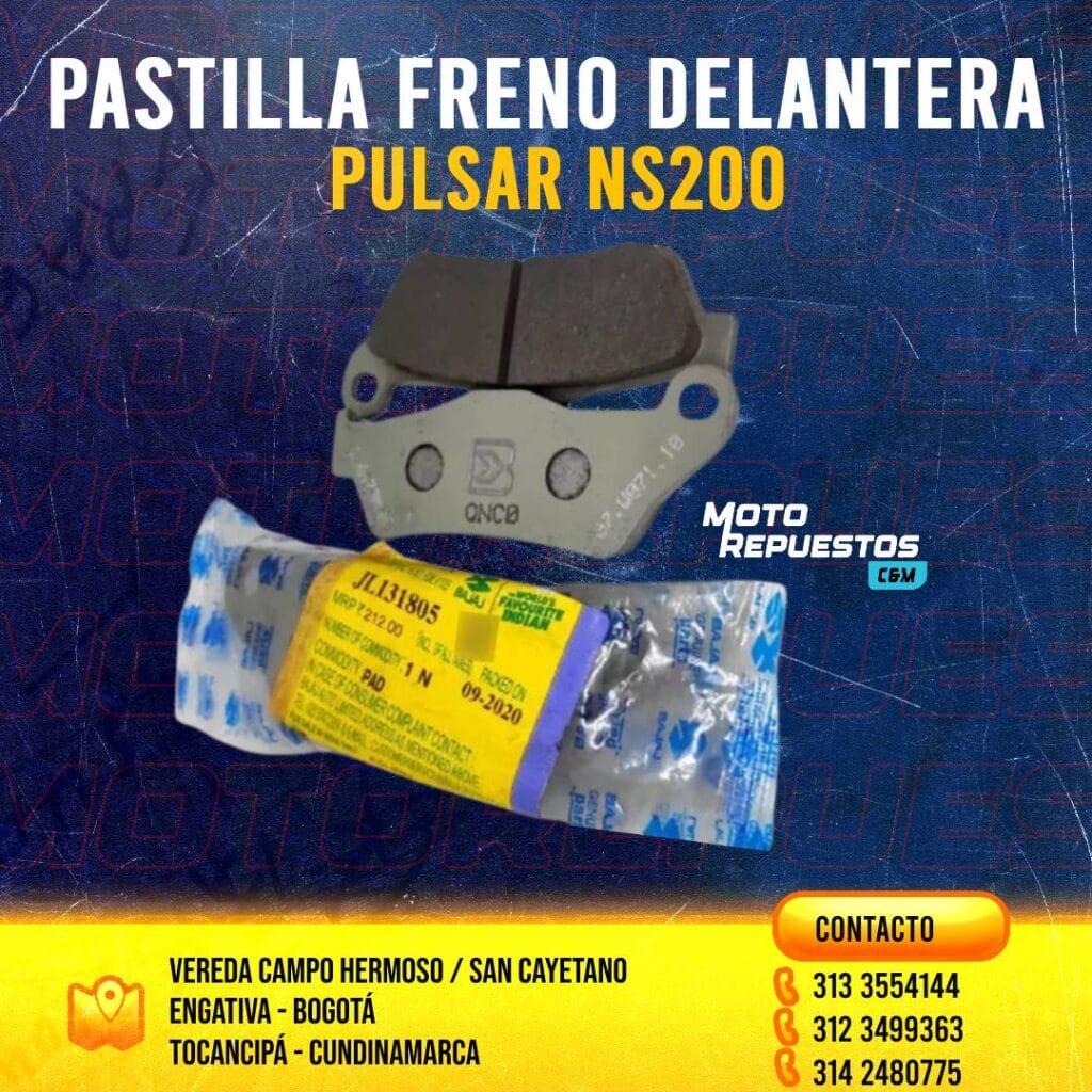 Pastillas de Freno Delanteras Originales para Pulsar NS200