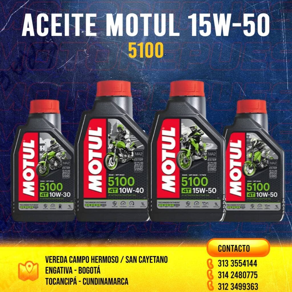 Aceite Motul 15W-50 5100
