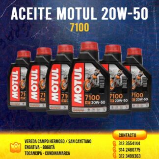 aceite motul 20w-50 7100