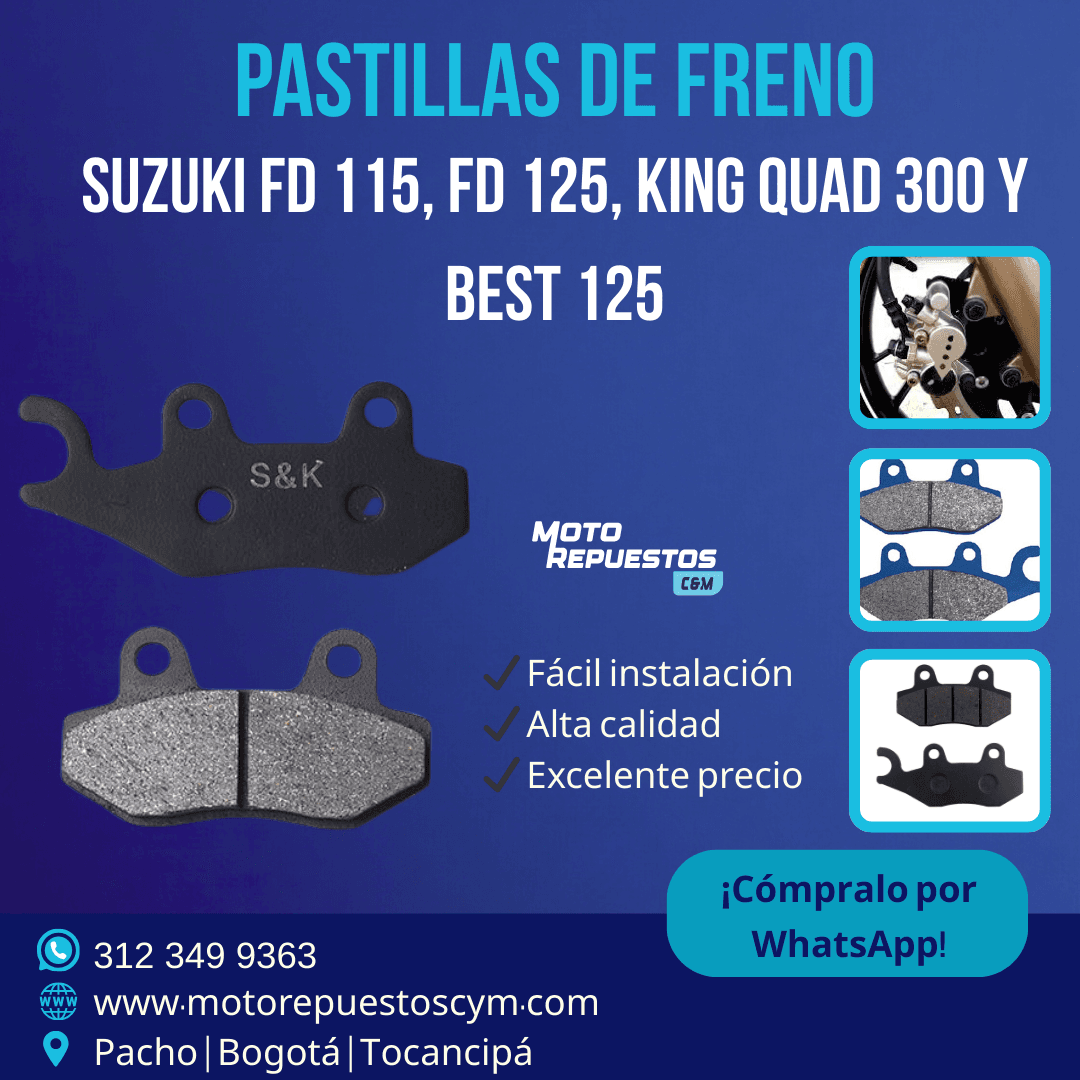 Pastillas de Freno Delanteras Suzuki FD 115