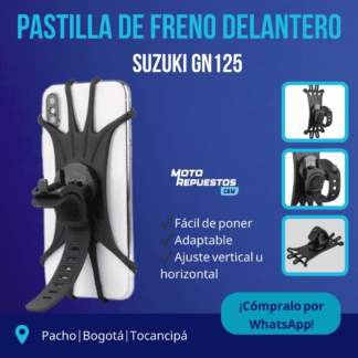 Soporte Porta Celular Universal de Silicona para Moto y Bici