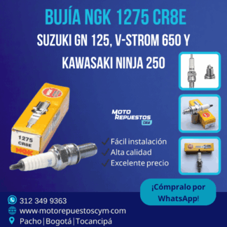 Bujía NGK CR8E 1275 – Suzuki GN 125