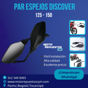 Espejos Discover 125 150 ST