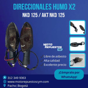 Direccionales Humo AKT NKD 125 – Par Completo