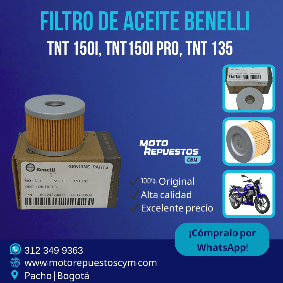 Filtro de Aceite Benelli Original