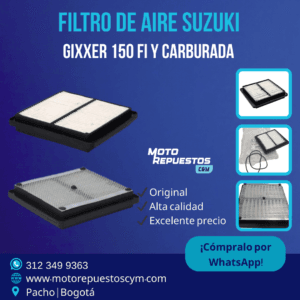 Filtro de Aire Suzuki Gixxer 150