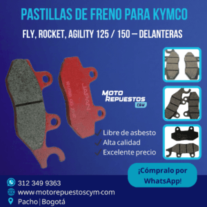 Pastillas de Freno Delanteras KYMCO Agility